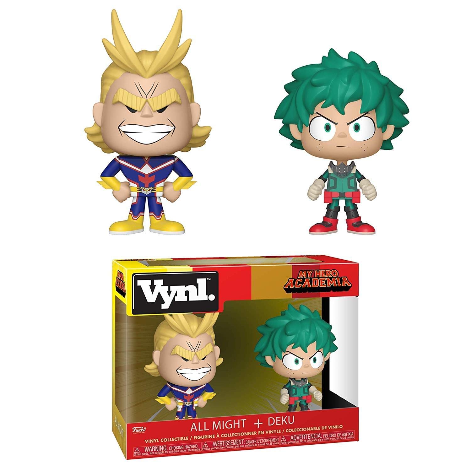 Amazon.com: Funko Vynl: My Hero Academia - All Might & Deku 2 Pack